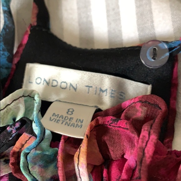 London Times Size 8 Dress - Picture 2 of 7